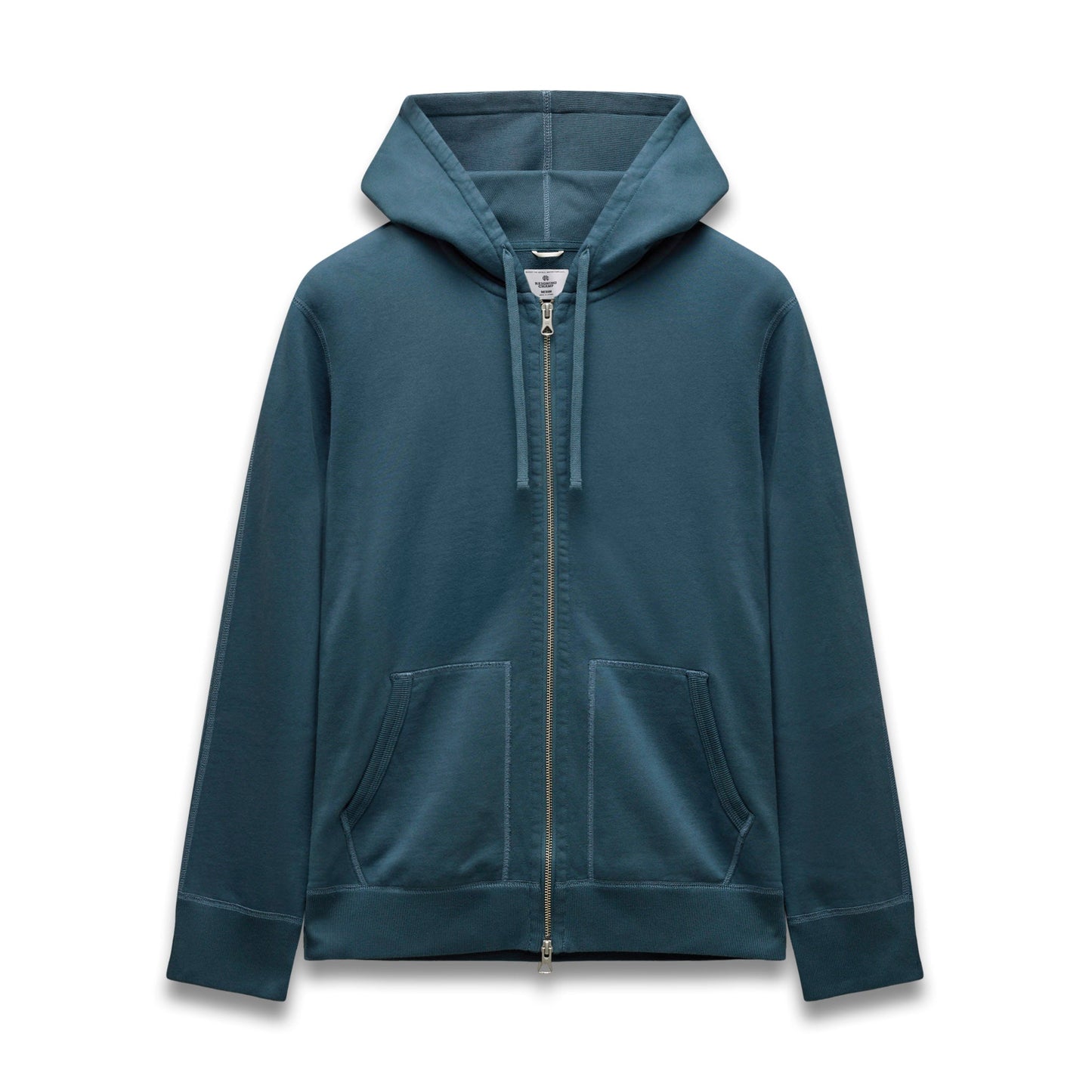 Midweight Terry Slim Zip Hoodie