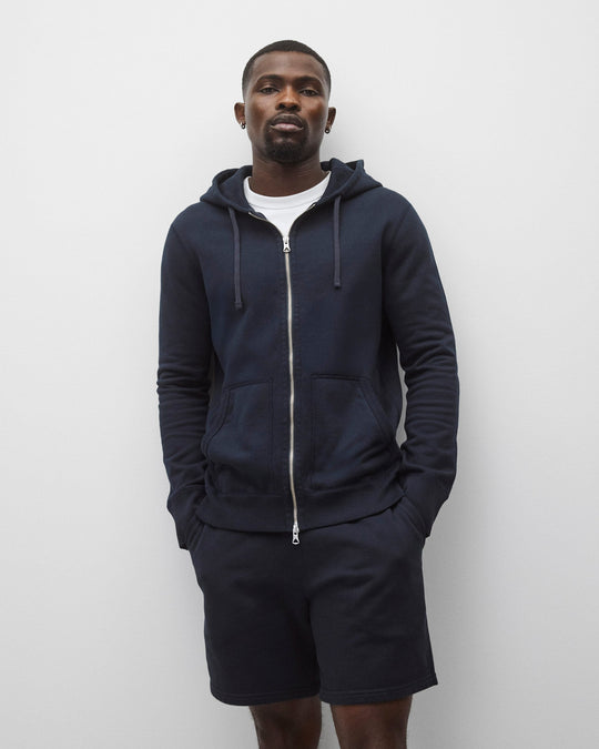 Midweight Terry Slim Zip Hoodie