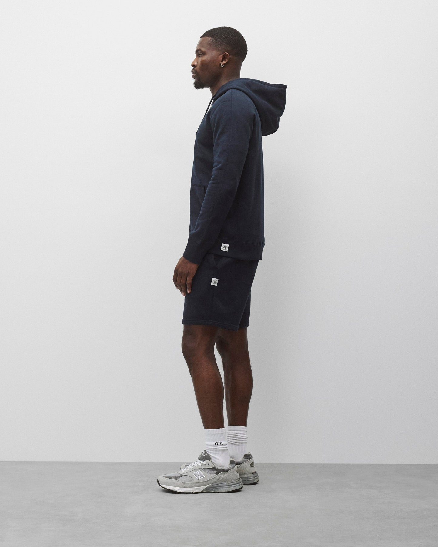 Midweight Terry Slim Zip Hoodie