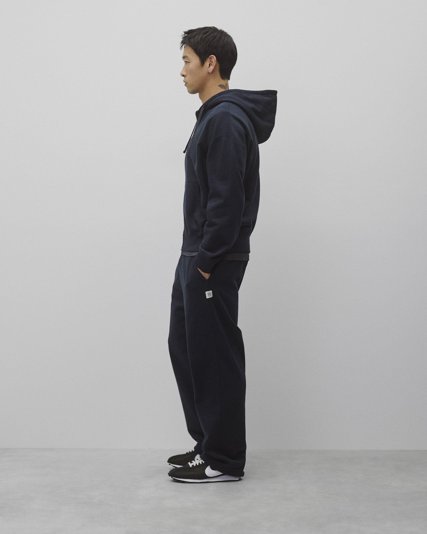 Midweight Terry Relaxed Zip Hoodie
