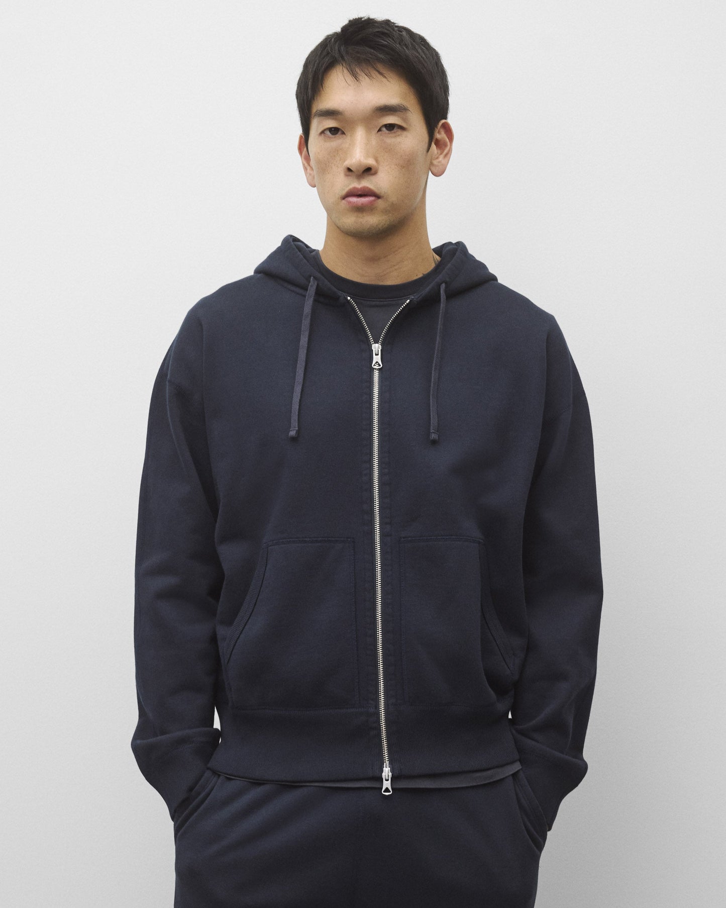 Midweight Terry Relaxed Zip Hoodie