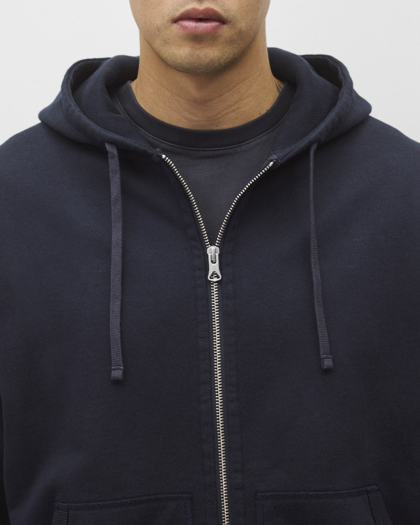 Midweight Terry Relaxed Zip Hoodie