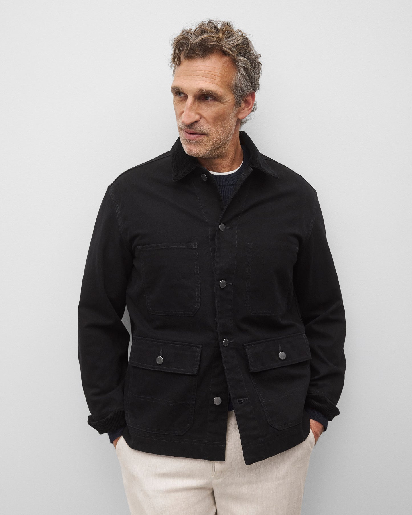 Cotton Canvas Chore Jacket