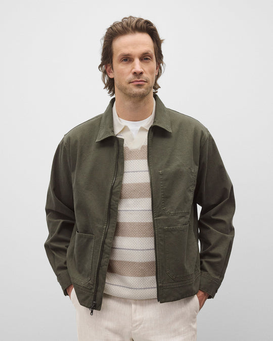 Cotton Canvas Grounds Jacket