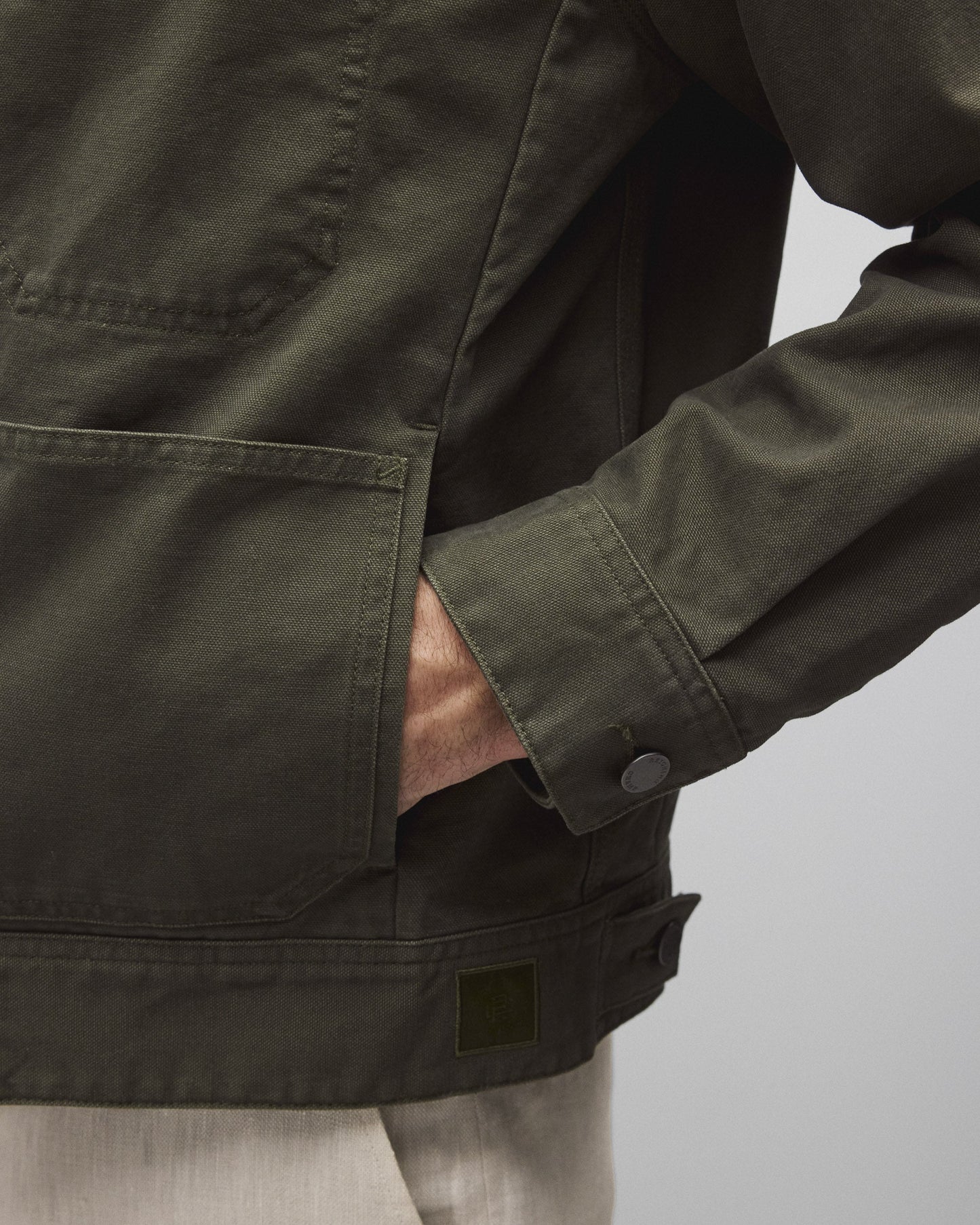 Cotton Canvas Grounds Jacket