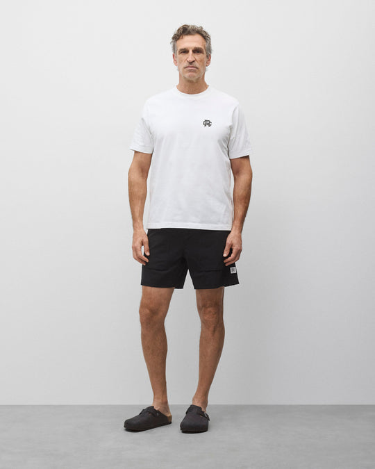 Stretch Nylon Utility Standard Swim Short 6"