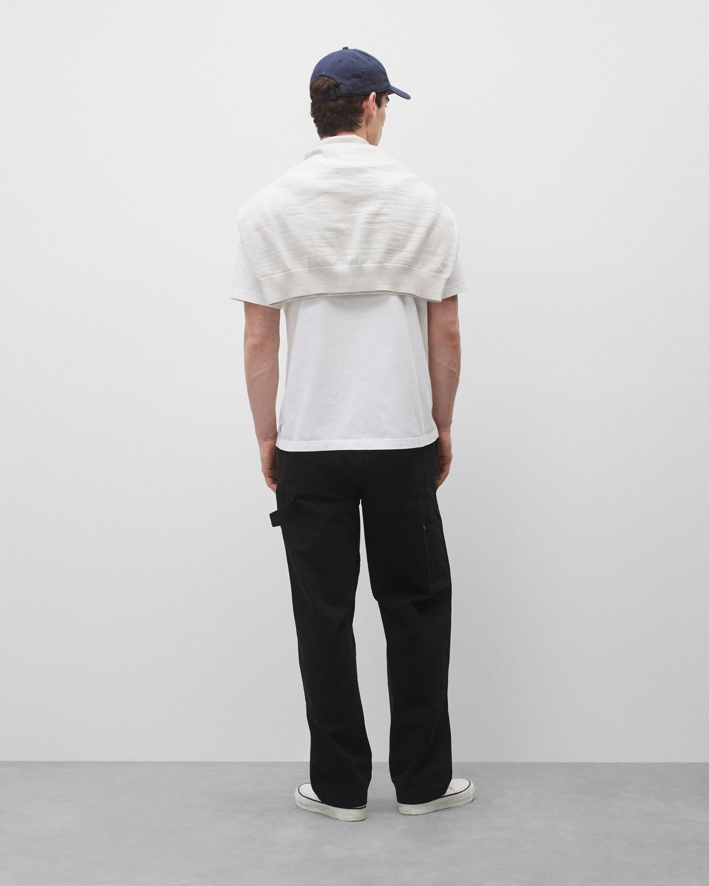 Cotton Canvas Relaxed Double Knee Pant