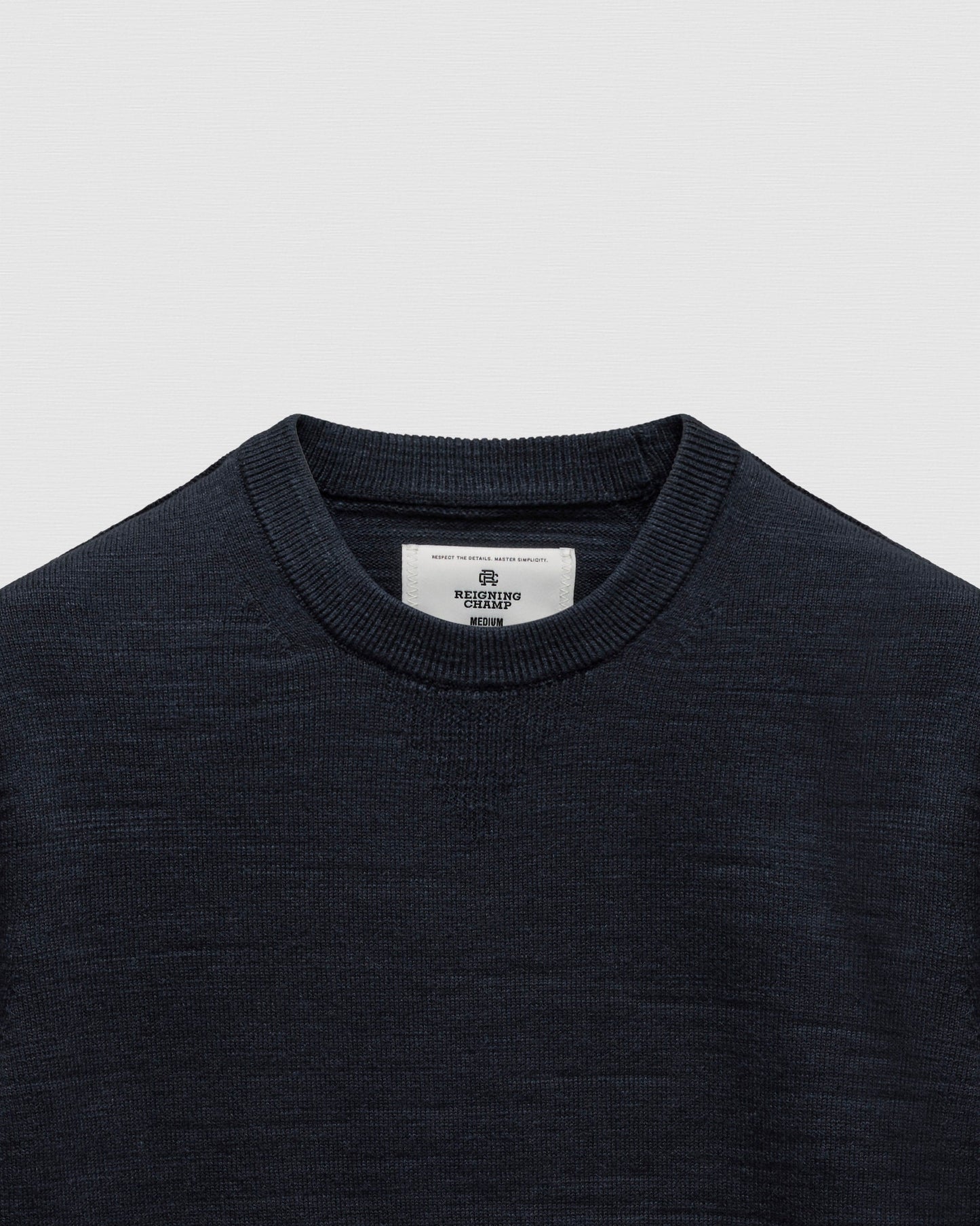 Cotton Slub Laurel Crewneck