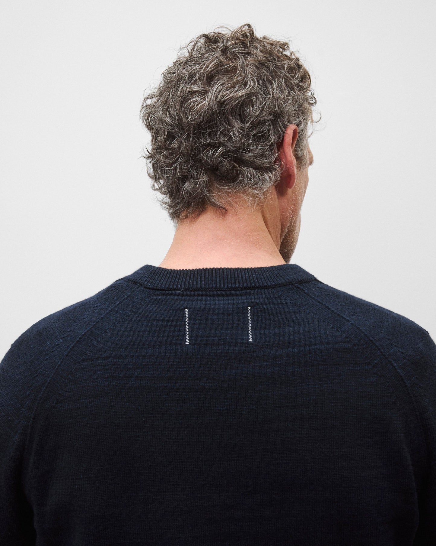 Cotton Slub Laurel Crewneck