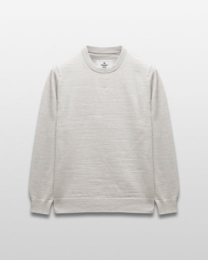 Cotton Slub Laurel Crewneck