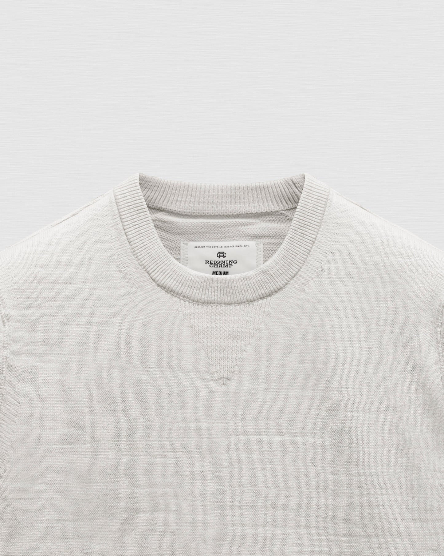 Cotton Slub Laurel Crewneck