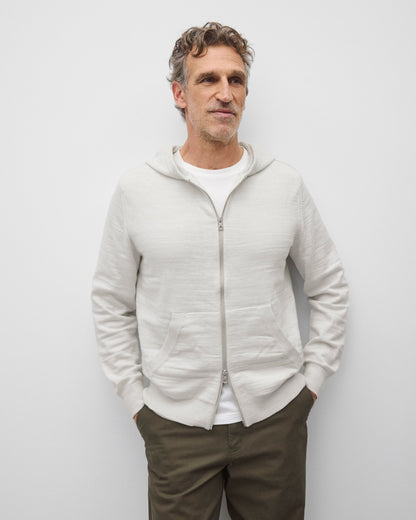Cotton Slub Laurel Zip Hoodie