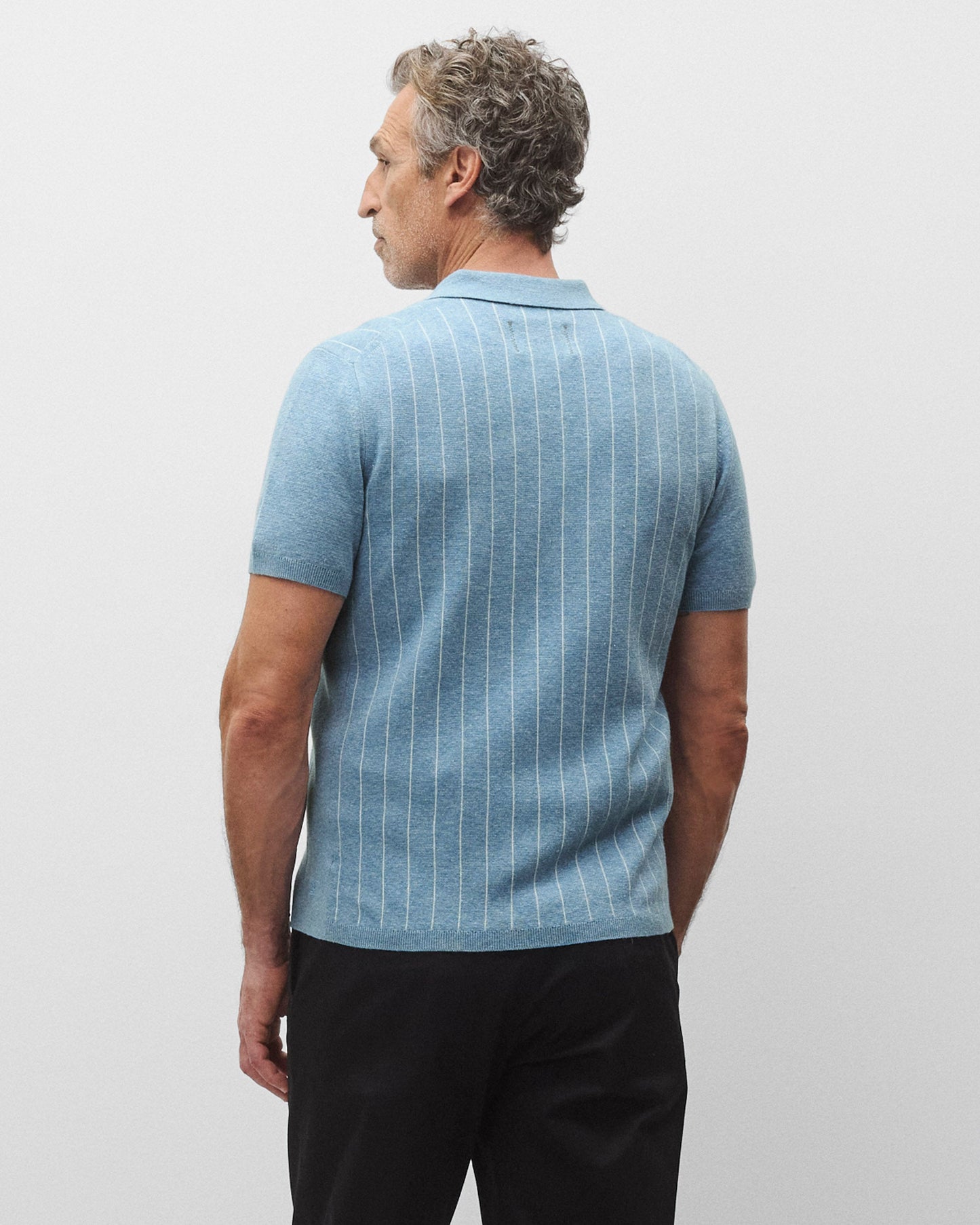 Cotton Linen Stripe Piazza Shirt