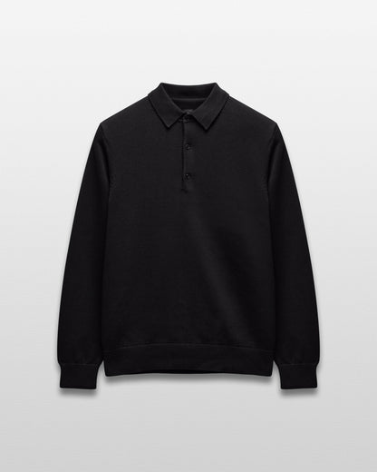 Supima Knit Commodore Polo Sweater