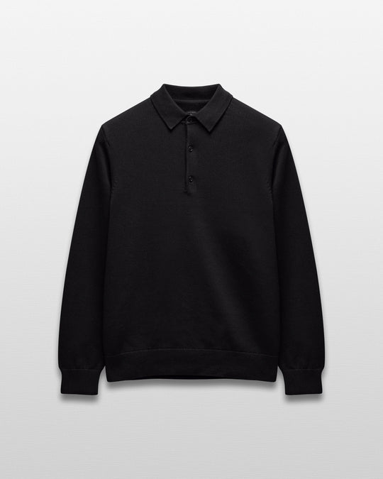 Supima Knit Commodore Polo Sweater