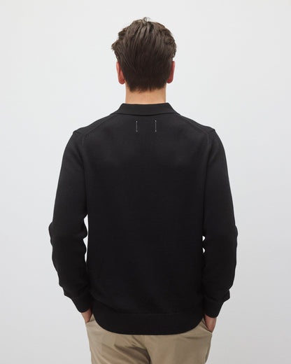 Supima Knit Commodore Polo Sweater