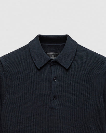 Supima Knit Commodore Polo Sweater