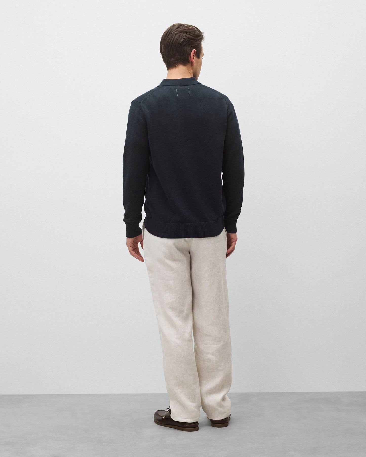 Supima Knit Commodore Polo Sweater