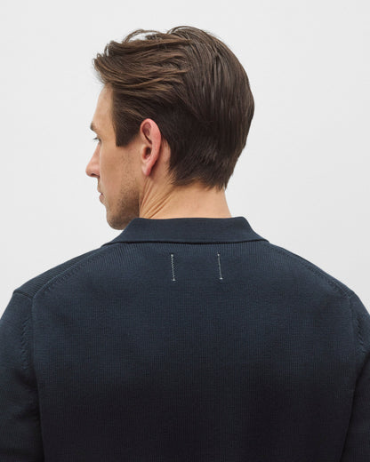 Supima Knit Commodore Polo Sweater