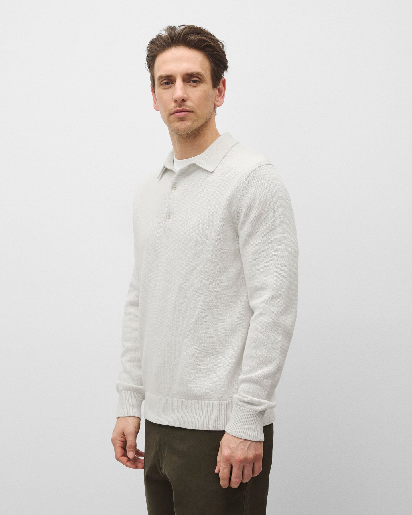 Supima Knit Commodore Polo Sweater
