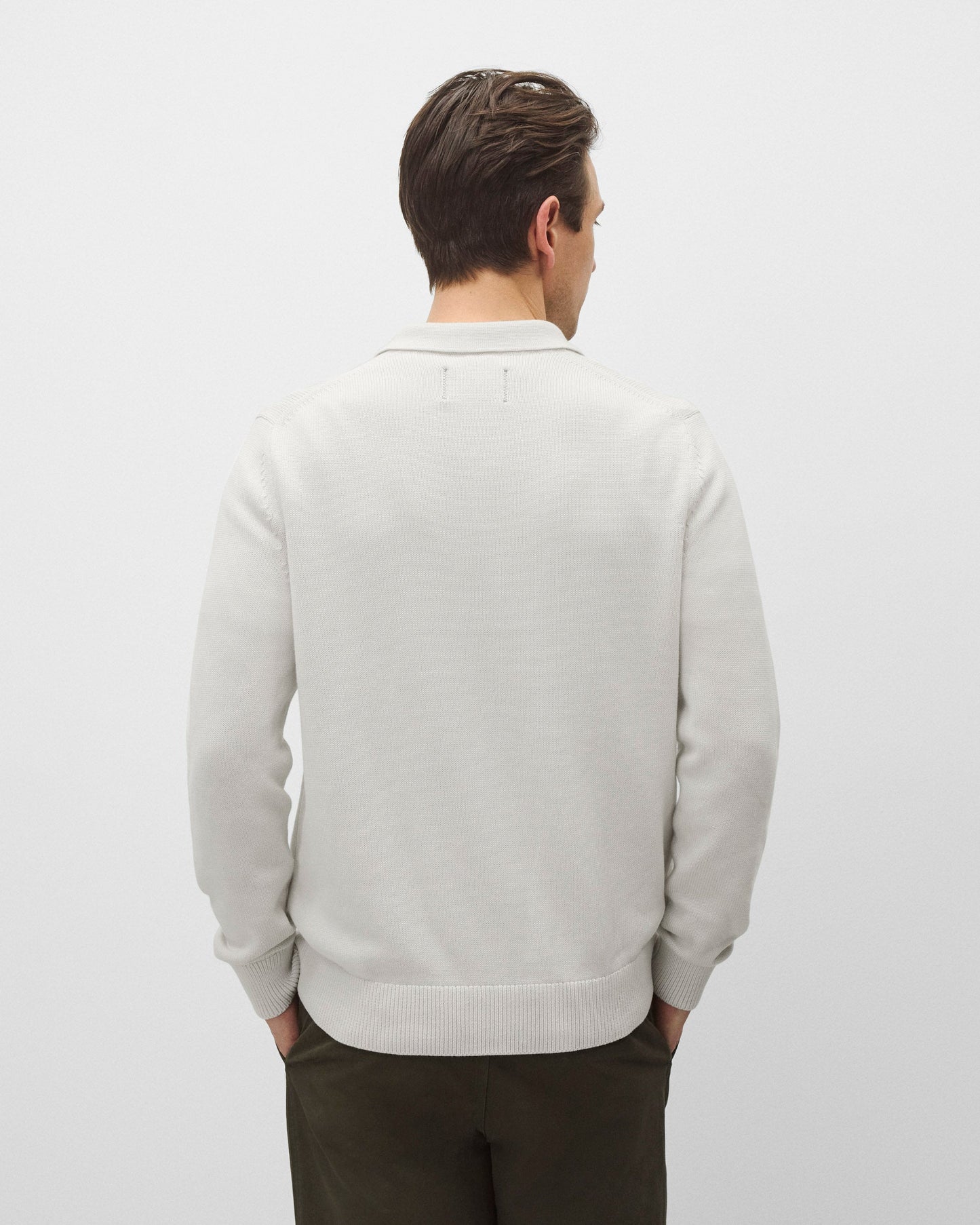 Supima Knit Commodore Polo Sweater