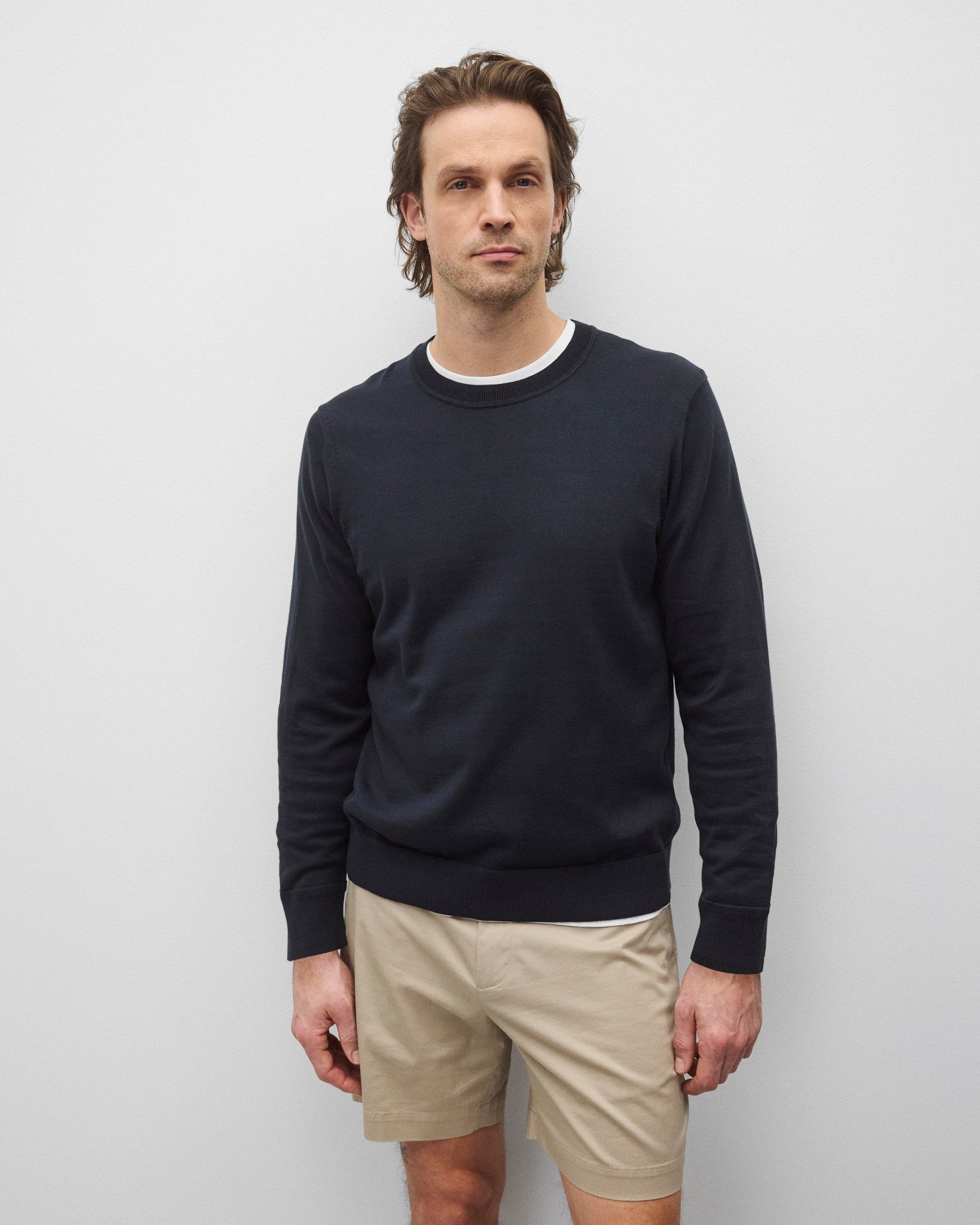 Supima Knit Riviera Crewneck