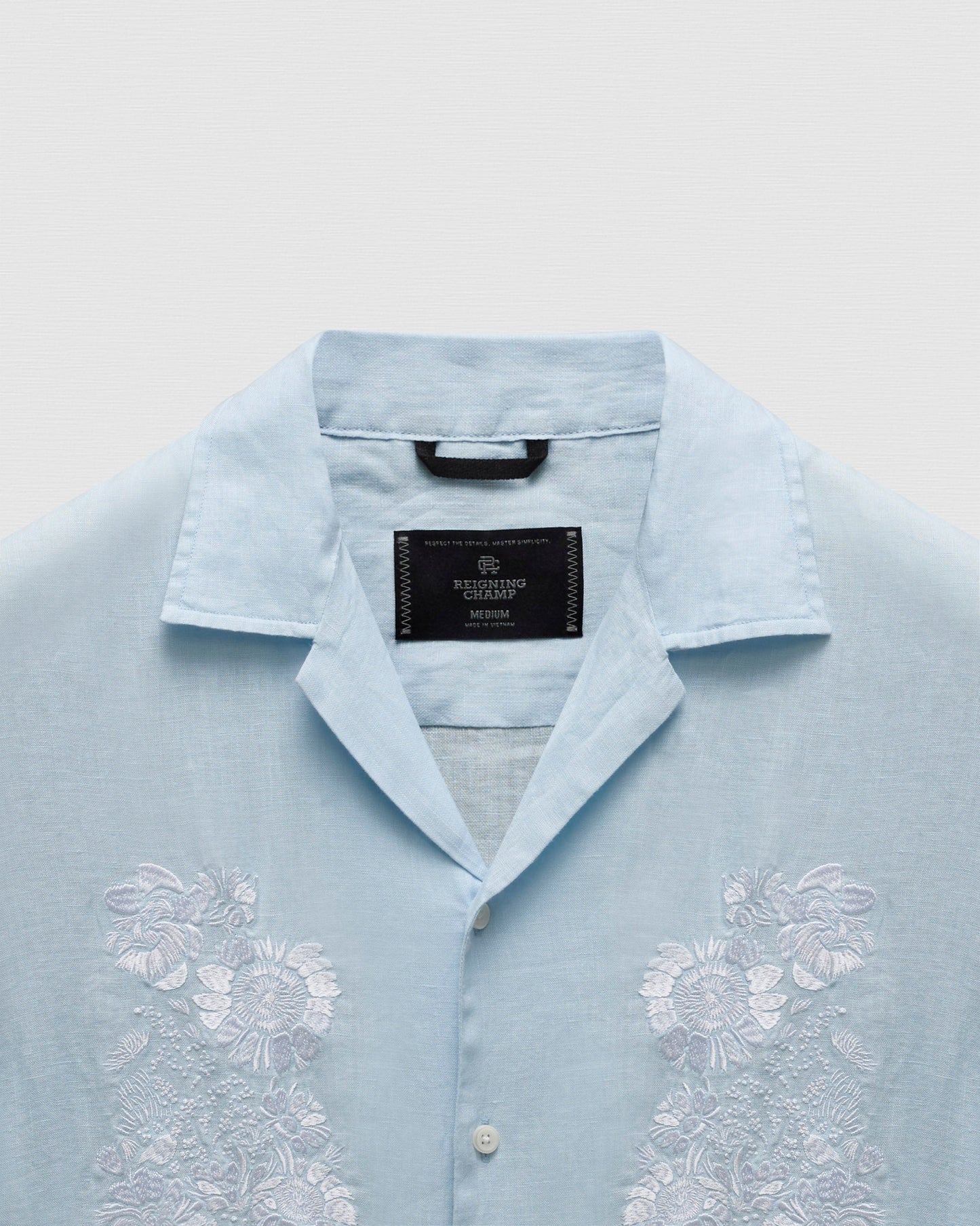 Linen Floral Standard Camp Shirt
