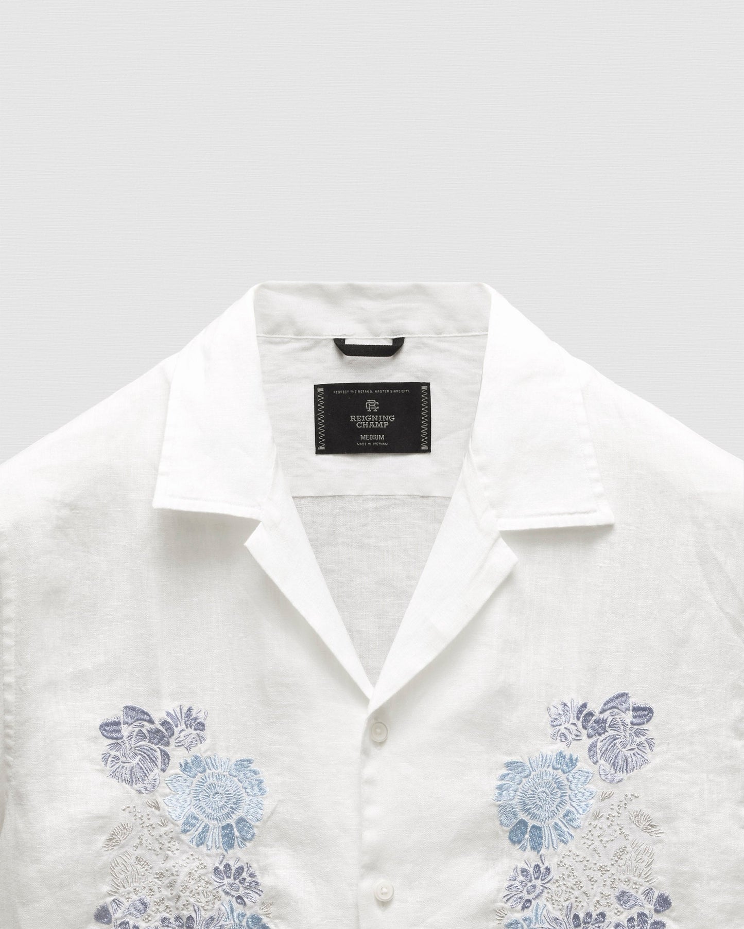 Linen Floral Standard Camp Shirt