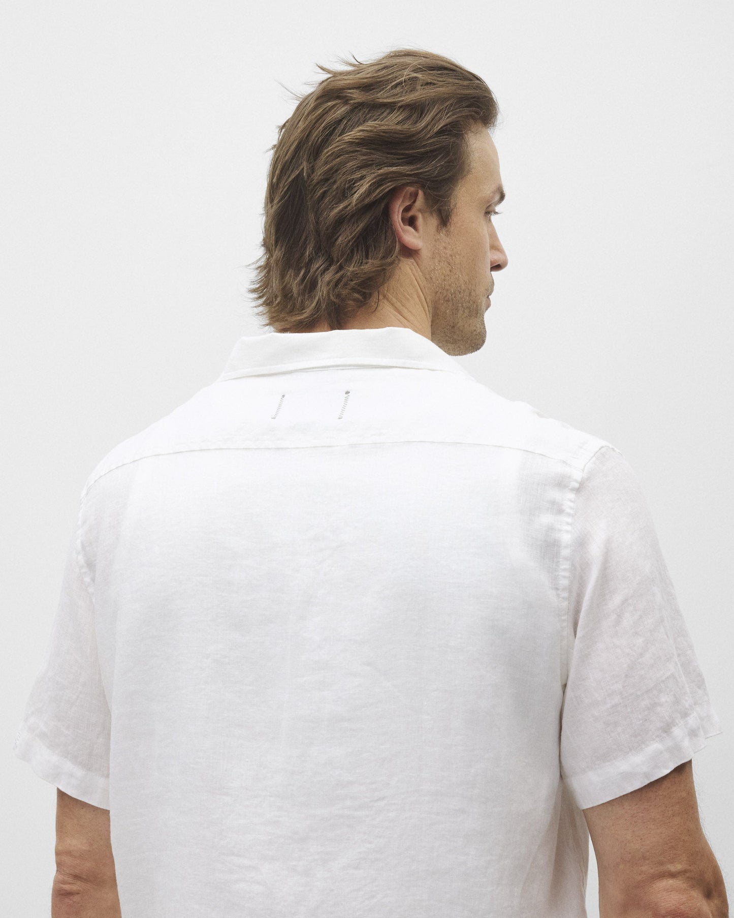 Linen Floral Standard Camp Shirt