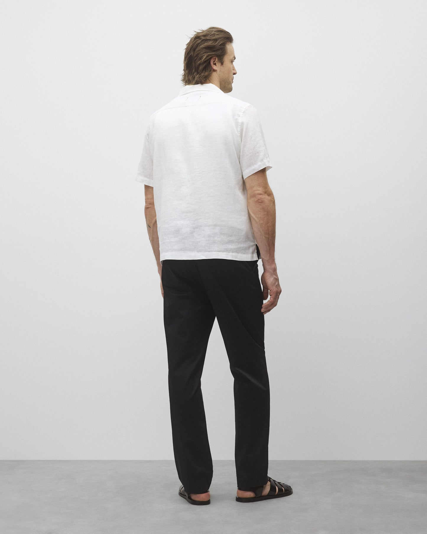 Linen Floral Standard Camp Shirt