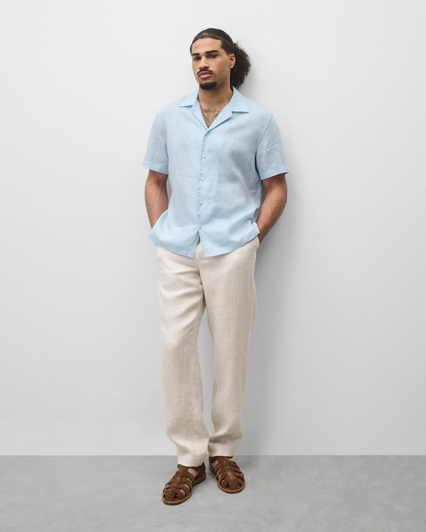 Linen Retreat Standard Camp Shirt