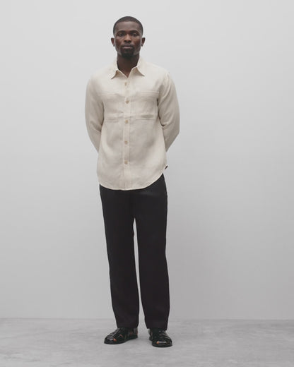 Linen Concourse Standard Overshirt
