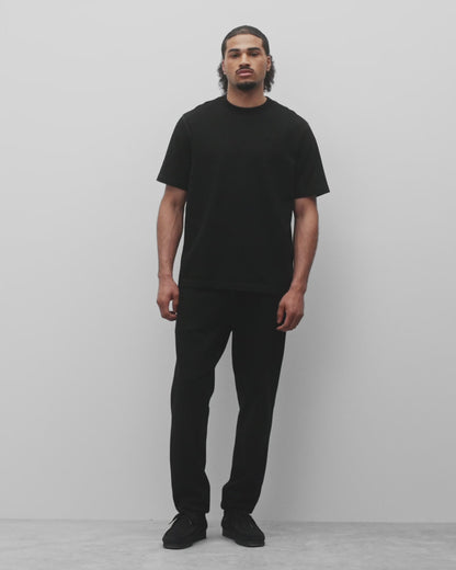 Kyoto Black Midweight Terry Standard Sweatpant