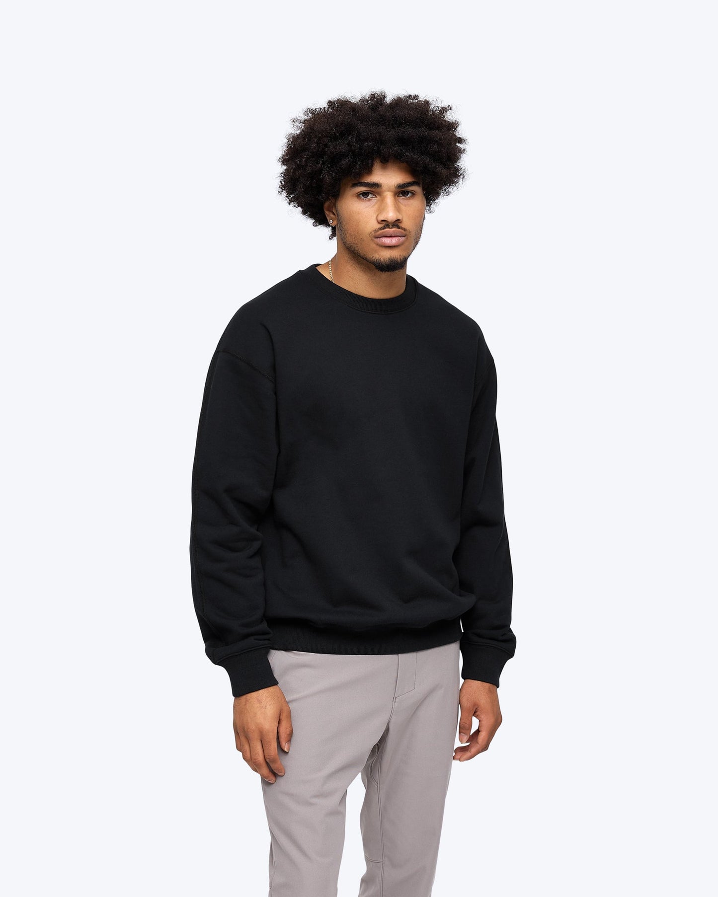Midweight Terry Relaxed Crewneck - Vault