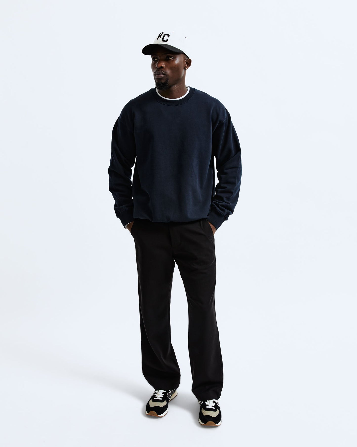 Midweight Terry Relaxed Crewneck - Vault