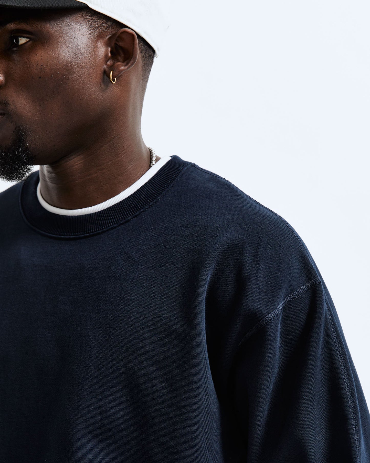 Midweight Terry Relaxed Crewneck - Vault