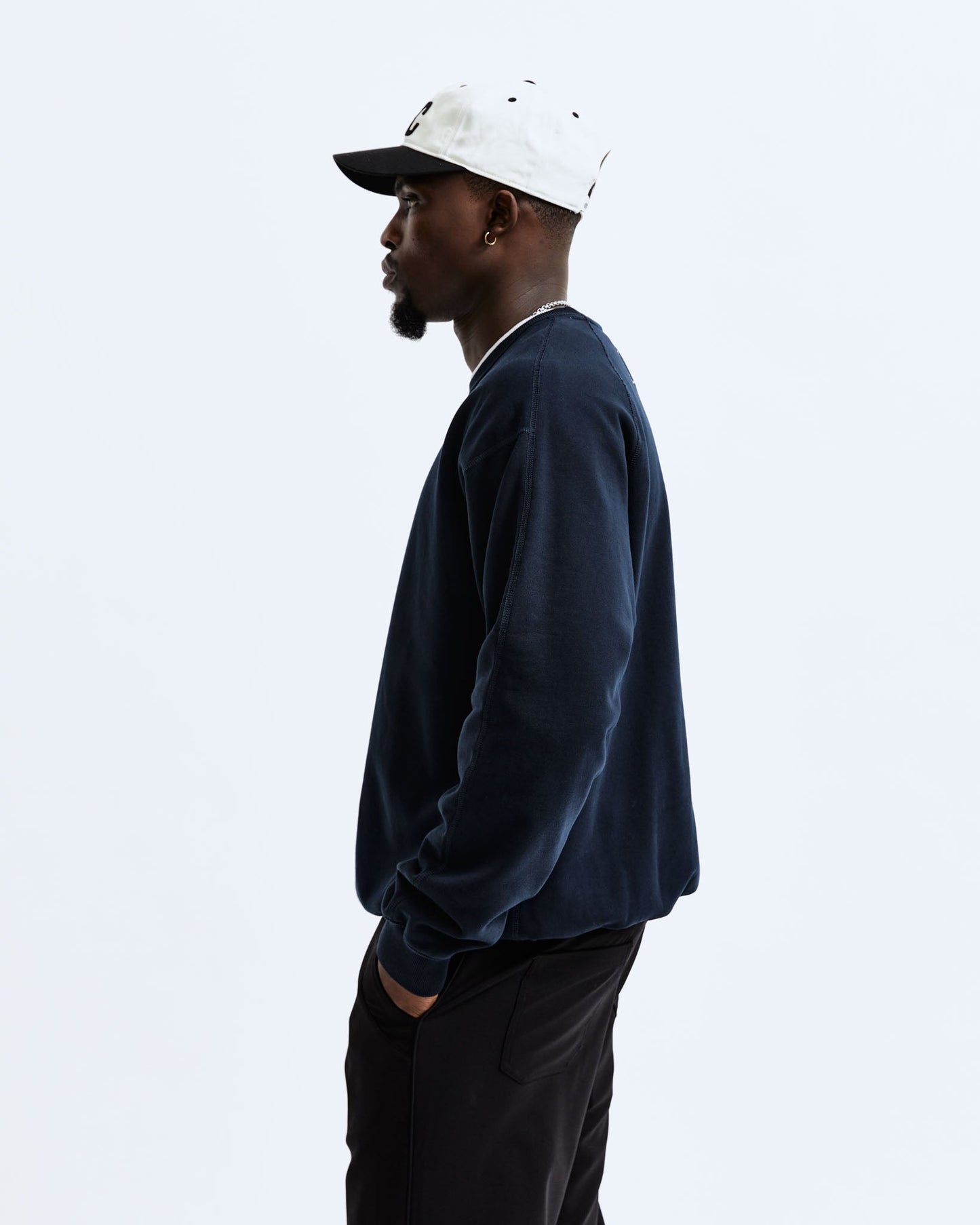 Midweight Terry Relaxed Crewneck - Vault