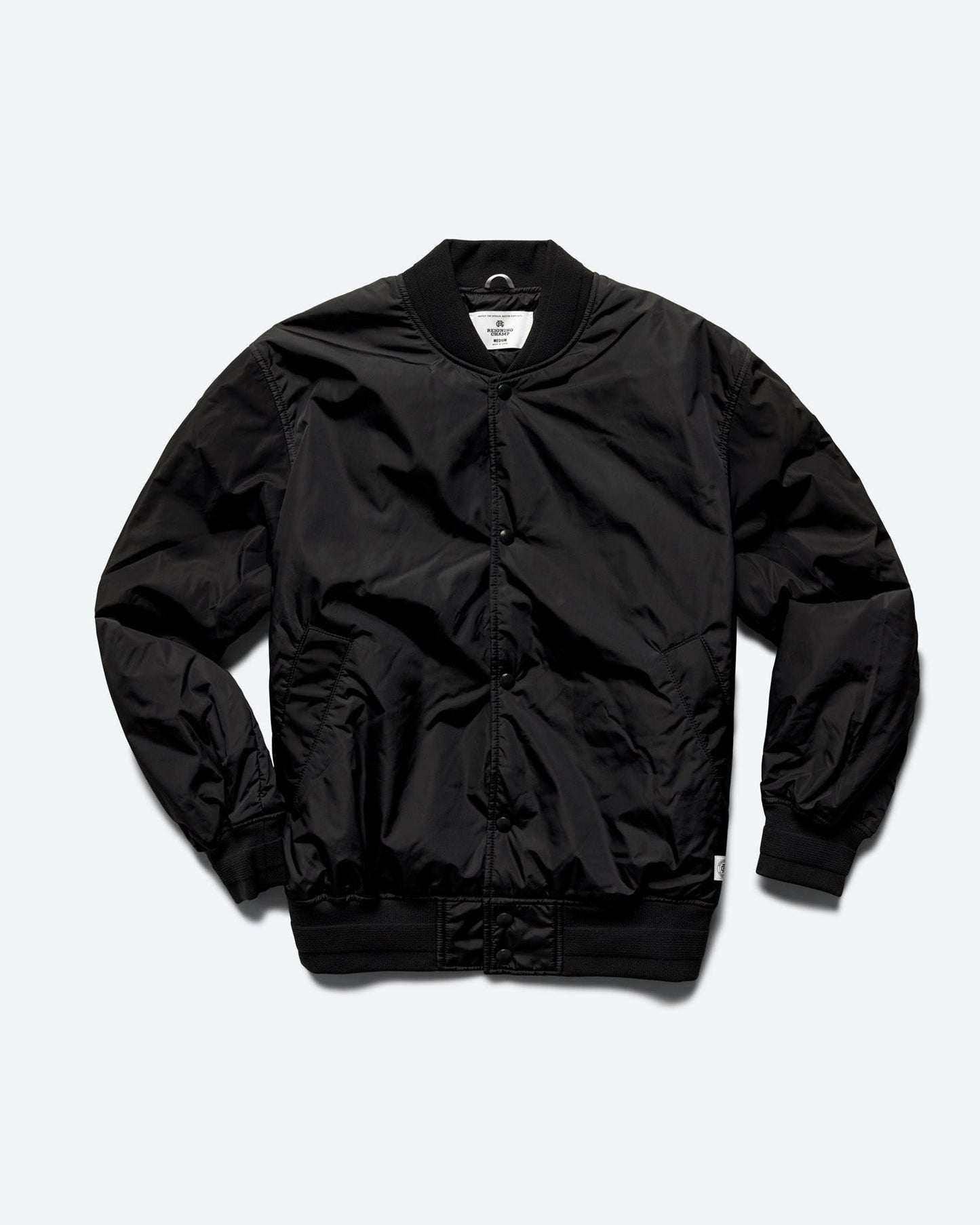 Econyl Satin Nylon Stadium Jacket - Vault