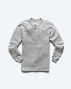 Lightweight Waffle Henley - Vault